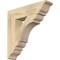 Ekena Millwork Olympic Traditional Rough Sawn Bracket, Douglas Fir, 4"W x 18"D x 18"H BKT04X18X18OLY01RDF - alternate 1